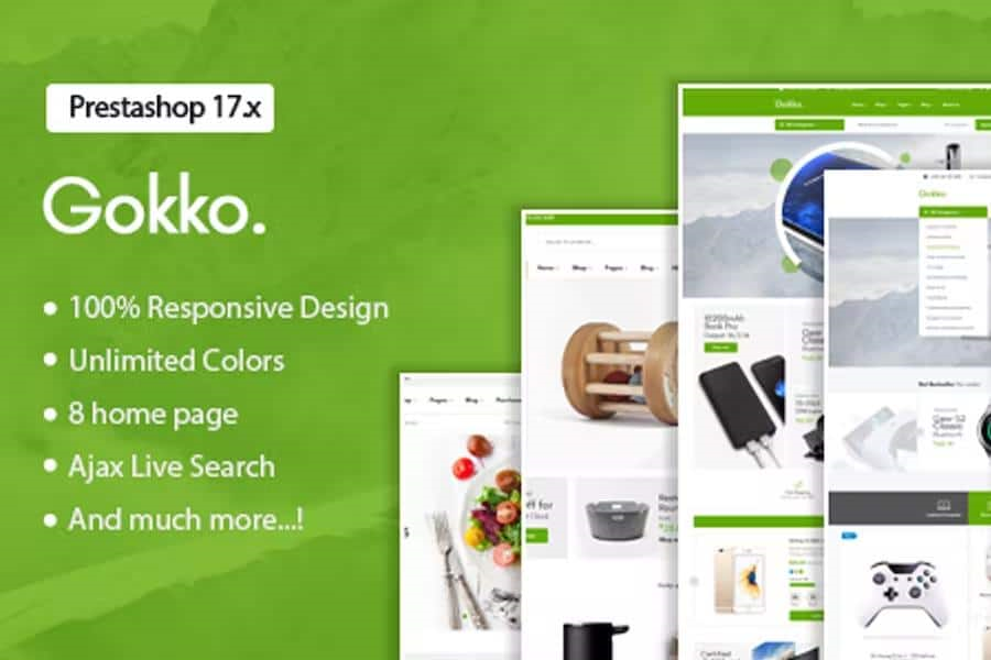 GOKKO – RESPONSIVE PRESTASHOP 1.7 THEME